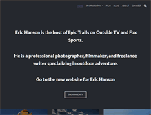 Tablet Screenshot of ericrhanson.com